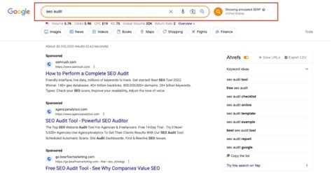 serp number extension|Ahrefs SEO Toolbar: On.